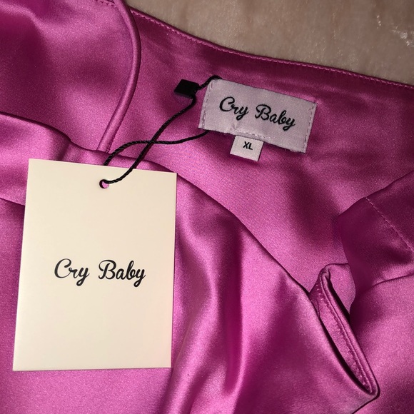 Pink Silk CryBaby top - Picture 2 of 2
